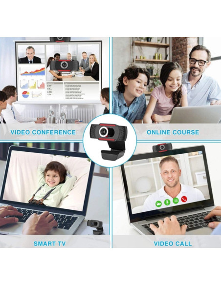 Techly Kamera Usb Internetowa Fullhd 1080P Z Mikro