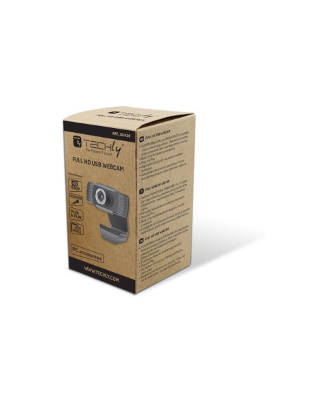 Techly Kamera Usb Internetowa Fullhd 1080P Z Mikro
