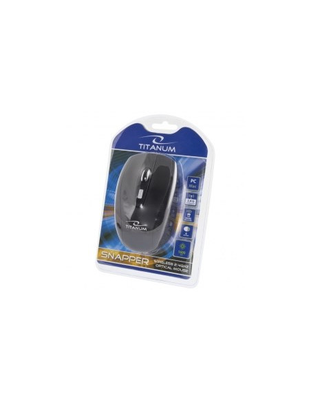 Mysz Titanum Snapper 6D Tm105K (Optyczna  1600 Dpi  Kolor Czarny)
