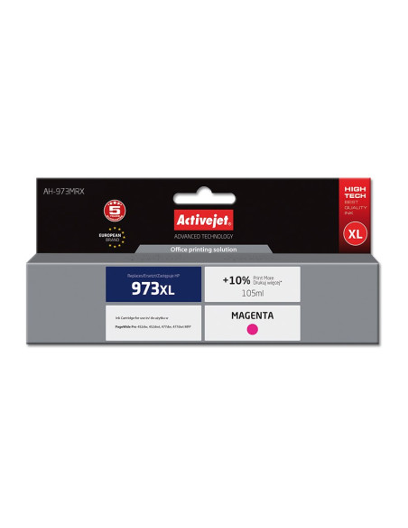 Activejet Ah-973Mrx Tusz (Zamiennik Hp 973Xl F6T82Ae  Premium  105 Ml  Czerwony)
