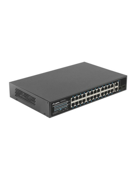 Lanberg Switch Rack 19" Rsfe-24P-2C-360 24X 100Mb Poe+/2X Combo Gigabit 360W