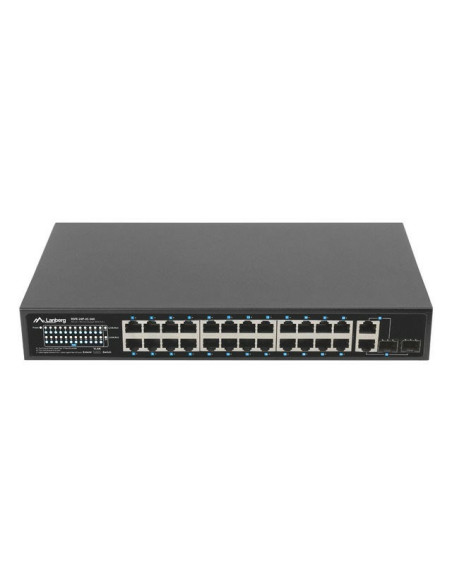 Lanberg Switch Rack 19" Rsfe-24P-2C-360 24X 100Mb Poe+/2X Combo Gigabit 360W