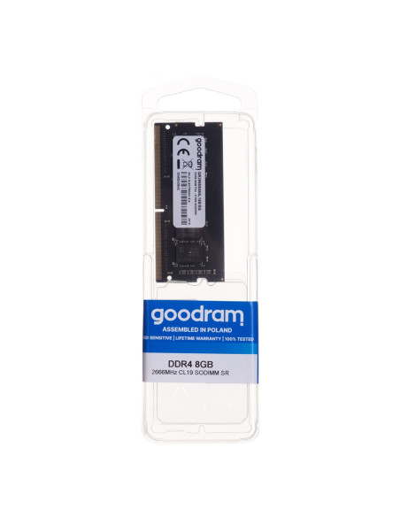 Pamięć Goodram Gr2666S464L19S/8G (Ddr4 So-Dimm  1 X 8 Gb  2666 Mhz  Cl19)
