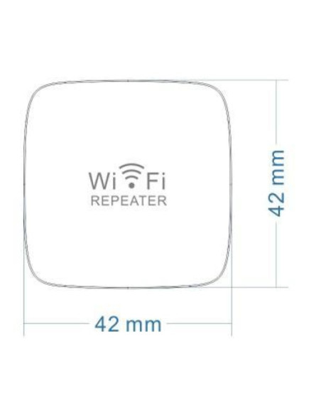 Techly I-Wl-Repeater7 Przedłużacz Sieciowy Wzmacniacz Sieciowy Biały 10, 100 Mbit/S