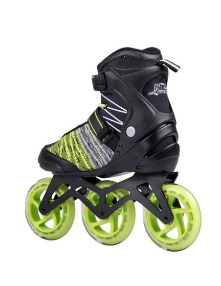 Łyżworolki Nils Extreme Na1206 Czarno-Zielone Rozm. 41