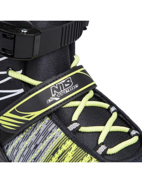 Łyżworolki Nils Extreme Na1206 Czarno-Zielone Rozm. 41