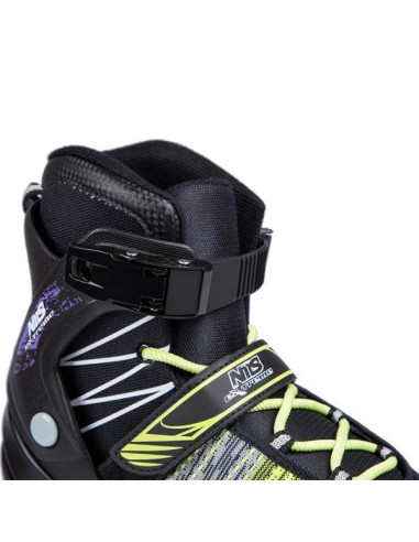 Łyżworolki Nils Extreme Na1206 Czarno-Zielone Rozm. 41