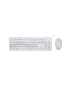 Zestaw Klawiatura + Mysz Hp 230 Wireless Mouse And Keyboard Combo Bezprzewodowe Białe 3L1F0Aa