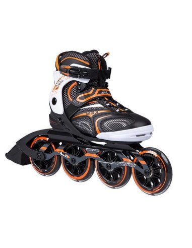 Łyżworolki Nils Extreme Na1060S Czarno-Pomarańczowe Rozm. 44