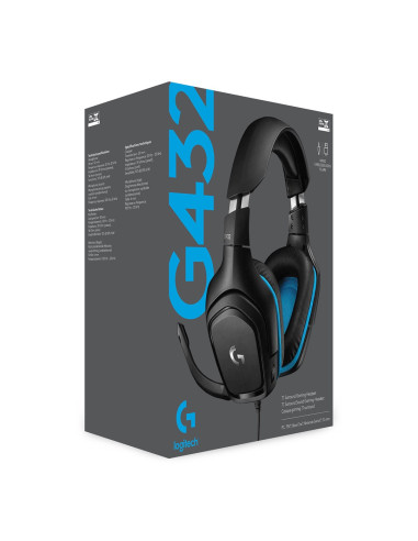Słuchawki Z Mikrofonem Logitech 981-000770 (Kolor Czarny)