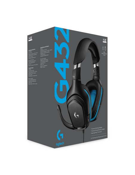 Słuchawki Z Mikrofonem Logitech 981-000770 (Kolor Czarny)