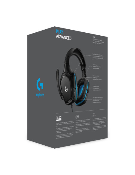 Słuchawki Z Mikrofonem Logitech 981-000770 (Kolor Czarny)