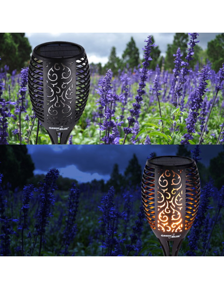 Lampa Solarna Ogrodowa Greenblue Gb156 Pochodnia