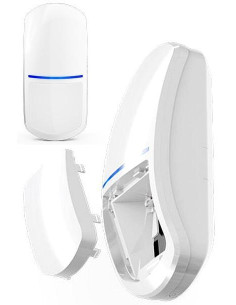 Satel Slim-Dual-Luna Detektor Ruchu Pasywny Czujnik Podczerwieni (Pir)/ Czujnik Mikrofalowy Biały 2