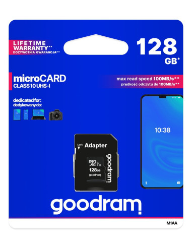 Karta Pamięci Goodram M1Aa-1280R12 (128Gb  Class 10  Adapter)