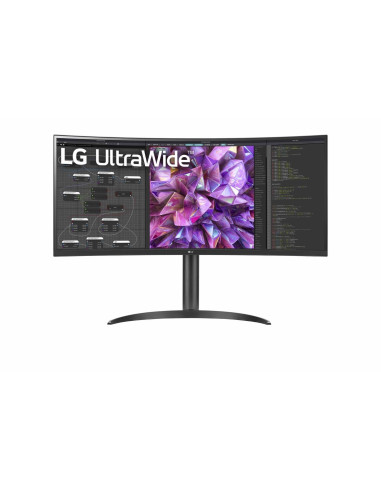 Lg 34Wq75C-B Monitor Komputerowy 86,4 Cm (34") 3440 X 1440 Px Quad Hd Lcd Czarny