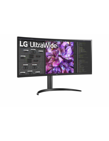 Lg 34Wq75C-B Monitor Komputerowy 86,4 Cm (34") 3440 X 1440 Px Quad Hd Lcd Czarny