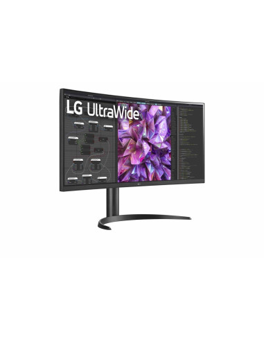 Lg 34Wq75C-B Monitor Komputerowy 86,4 Cm (34") 3440 X 1440 Px Quad Hd Lcd Czarny