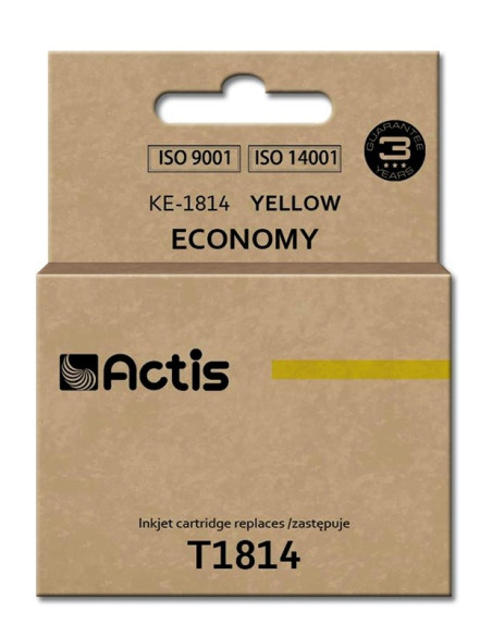 Actis Ke-1814 Tusz (Zamiennik Epson T1814  Standard  15 Ml  Żółty)