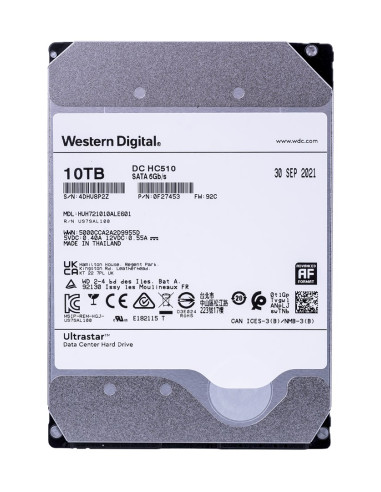 Dysk Serwerowy Hdd Western Digital Ultrastar Dc Hc510 He10 (10 Tb  3.5"  Sata  512E  Sed)
