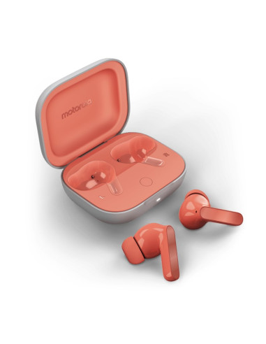 Słuchawki Bt Moto Buds Wireless Earbuds, Coral Peach
