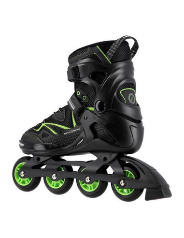 Łyżworolki Nils Extreme Na9022 Czarno-Zielone Rozm. 41