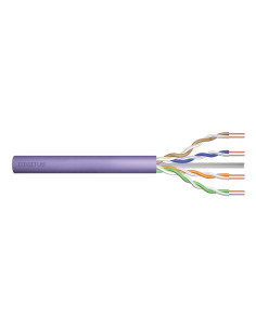 Kabel Instalacyjny Digitus Kat.6, U/Utp, Dca, Awg23/1, Lsoh, 50M, Fioletowy