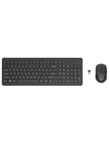 Zestaw Klawiatura + Mysz Hp 330 Wireless Mouse And Keyboard Combo Czarne 2V9E6Aa