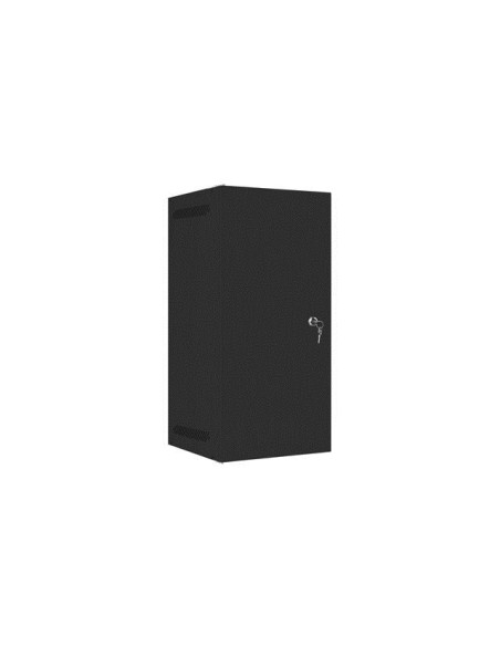 Lanberg Szafa Wisząca Rack 10" 12U 280X310 Czarna, Drzwi Metalowe (Flat Pack) Wf10-2312-00B