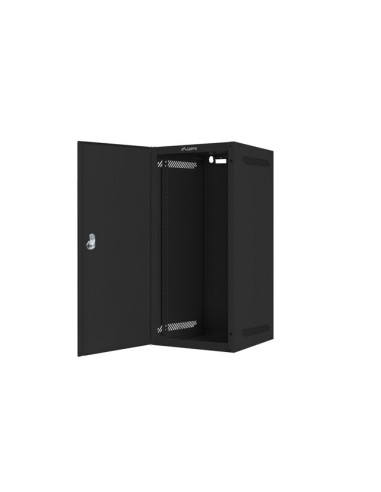 Lanberg Szafa Wisząca Rack 10" 12U 280X310 Czarna, Drzwi Metalowe (Flat Pack) Wf10-2312-00B