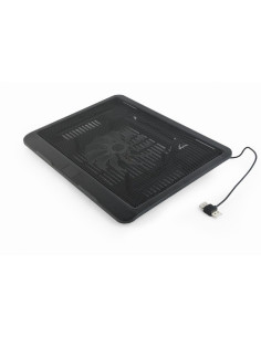 Gembird Podstawka Chłodząca Pod Notebooka 15" 1X Wentylator 12Cm, Podświetlenie Led, Nbs-1F15-04 2