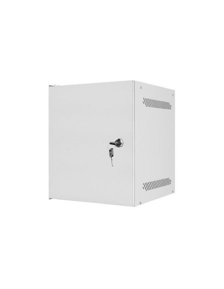 Lanberg Szafa Wisząca Rack 10" 6U 280X310 Szara, Drzwi Metalowe (Flat Pack) Wf10-2306-00S