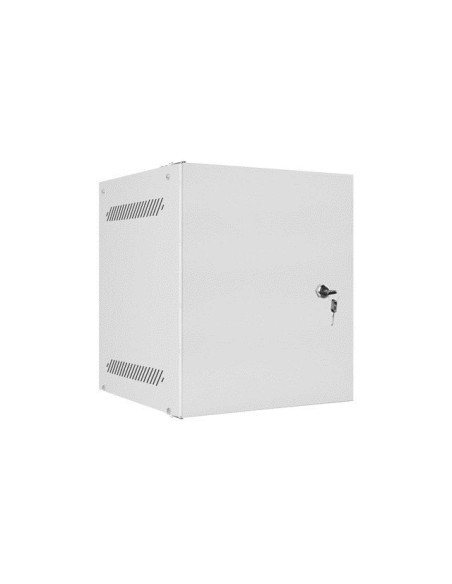 Lanberg Szafa Wisząca Rack 10" 6U 280X310 Szara, Drzwi Metalowe (Flat Pack) Wf10-2306-00S