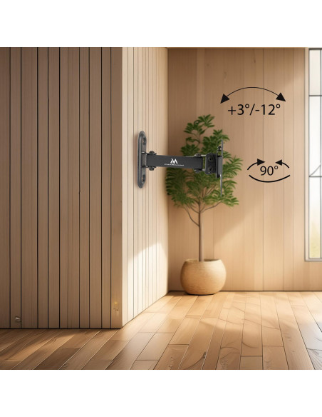 Maclean Uchwyt Do Telewizora Lub Monitora Max. Vesa 100X100, 13-32", 30Kg, Czarny Mc-416