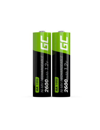 Green Cell Akumulatorki Paluszki 2X Aa R6 2600Mah