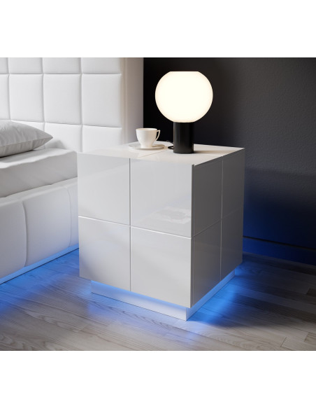 Oświetlenie Szafka Nocna Reja Niebieskie