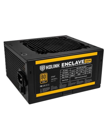 Kolink Enclave Moduł Zasilaczy 700 W 20+4 Pin Atx Atx Czarny