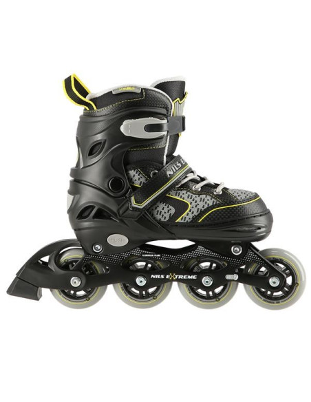 Łyżworolki Nils Extreme Na14198 Czarno-Żółte Rozm. L (39-42)
