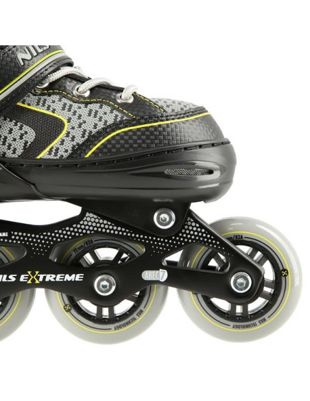 Łyżworolki Nils Extreme Na14198 Czarno-Żółte Rozm. L (39-42)