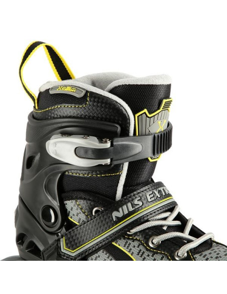 Łyżworolki Nils Extreme Na14198 Czarno-Żółte Rozm. L (39-42)