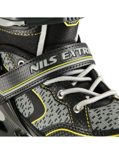 Łyżworolki Nils Extreme Na14198 Czarno-Żółte Rozm. L (39-42)