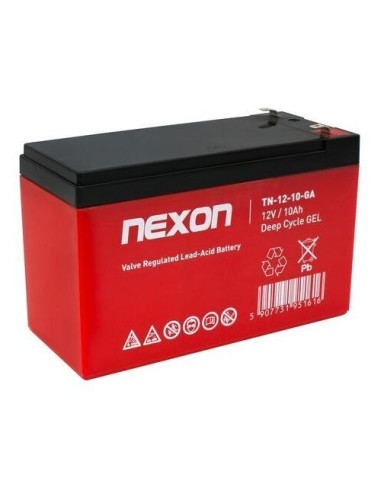 Nexon Akumulator Żelowy Tn-Gel-10 12V 10Ah Głębokiego Rozładowania I Pracy Cyklicznej, Bezobsługowy, Szczelny Typu Vrla