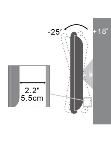 Techly Ica-Lcd 113-Bk Uchwyt Do Telewizorów 94 Cm (37") Czarny