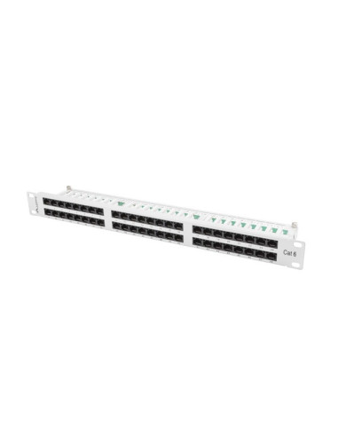 Patch Panel Lanberg  Ppu6-1048-S (1U  Kat. 6  48Xrj-45)