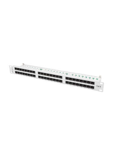 Patch Panel Lanberg  Ppu6-1048-S (1U  Kat. 6  48Xrj-45)