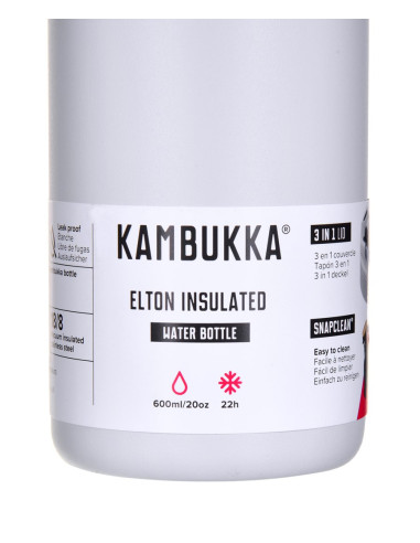 Kambukka Butelka Termiczna Elton Insulated 600 Ml - Chalk White