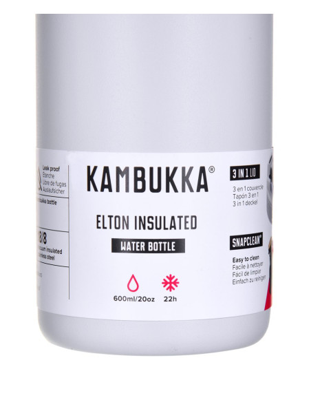 Kambukka Butelka Termiczna Elton Insulated 600 Ml - Chalk White