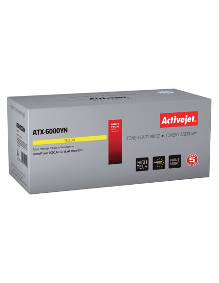 Activejet Atx-6000Yn Toner (Zamiennik Xerox 106R01633  Supreme  1000 Stron  Żółty)