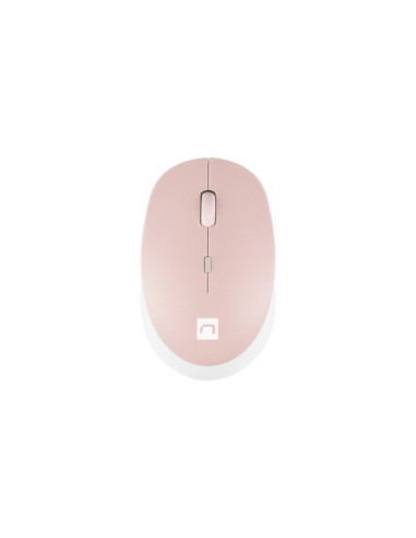 Natec Mysz Bezprzewodowa Harrier 2 1600Dpi Bluetooth 5.1 Biało-Różowa Nmy-1962