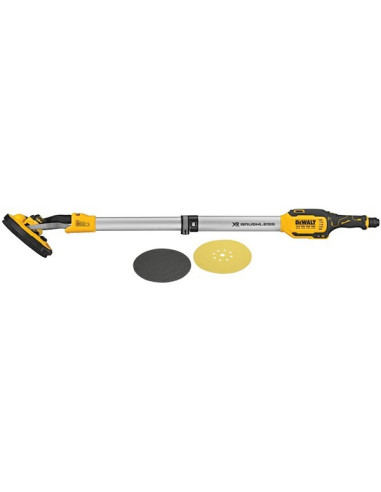 Dewalt Dce800N-Xj Przenośna Szlifierka Szlifierka Do Suchej Zabudowy 1200 Rpm Czarny, Srebrny, Żółty